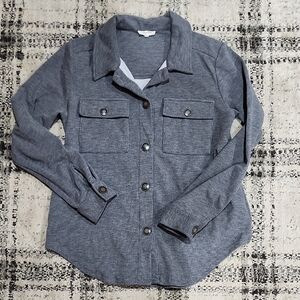 Mystree Gray Button Down Shirt